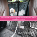 Cubierta de asiento para perros 4 en 1 hamaca convertible a prueba de arañazos con ventana de malla duradera 100% impermeable cubierta para el asiento trasero para el asiento trasero